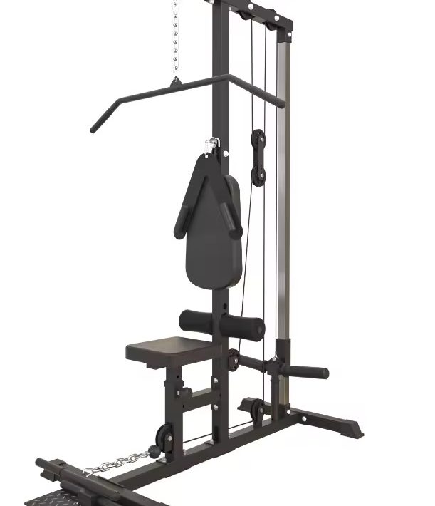 ESTACION POLEA ALTA Y BAJA (PARA DISCOS OLIMPICOS Y PREOLIMPICOS)