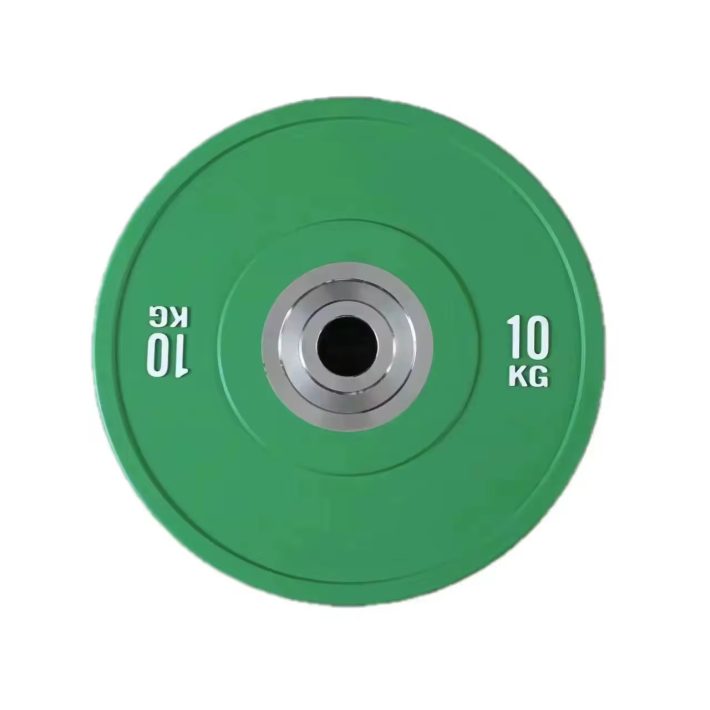 DISCO OLIMPICO BUMPER 10KG COLOR VERDE