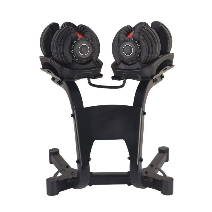 KIT MANCUERNAS REGULABLES 24KG c/u (kit de dos mancuernas+base)